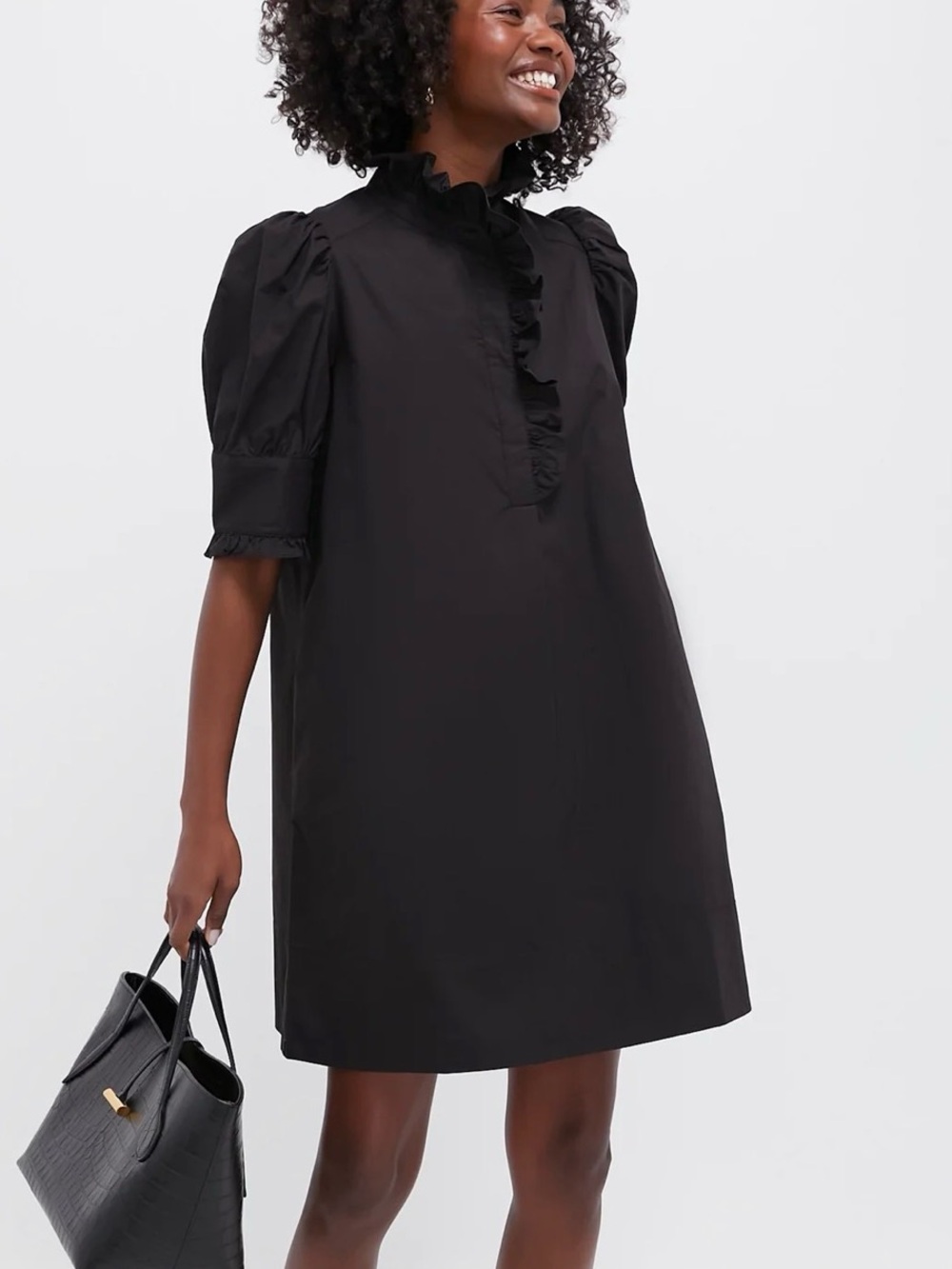 Pomander Place Black Gracelyn Mini Dress
